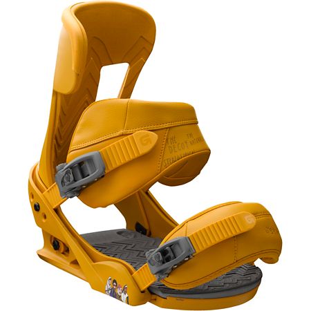 Burton Cobrashark! Yellow Snowboard Bindings 2013