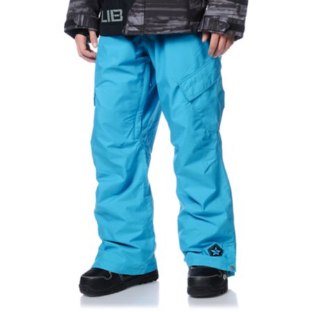 Sessions Zoom 2013 Turquoise 10K Snowboard Pants