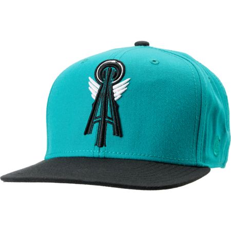 Casual Industrees Alpha Teal & Black Snapback Hat