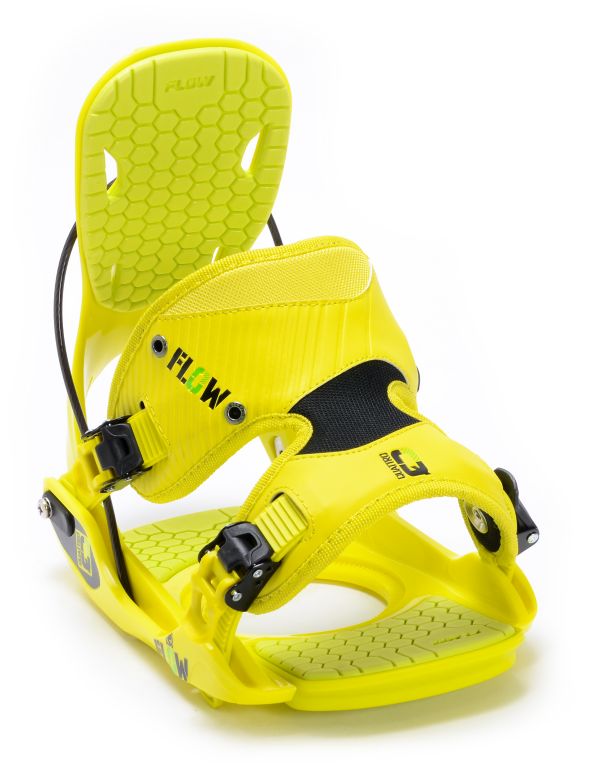 Flow Quattro Lime Green 2013 Snowboard Bindings