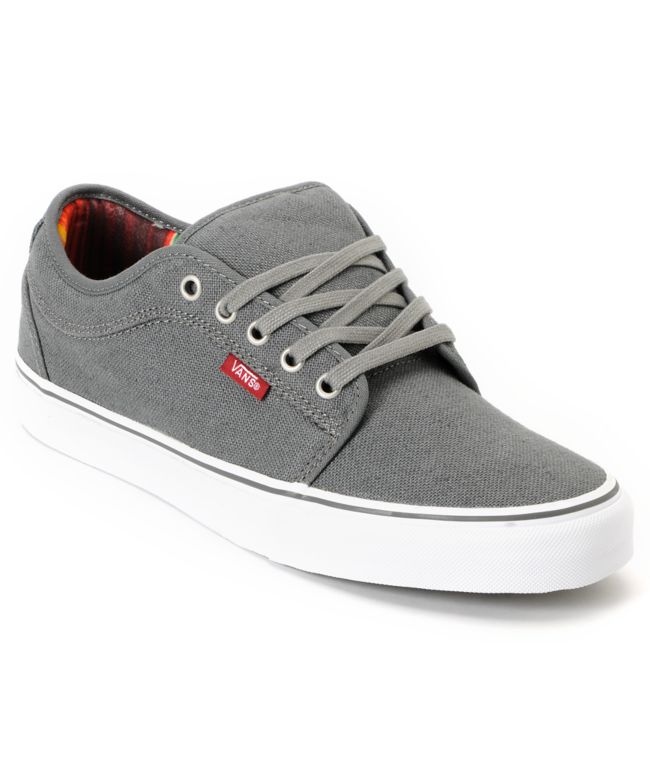 Vans Chukka Low Mexican Blanket Grey Canvas Skate Shoe