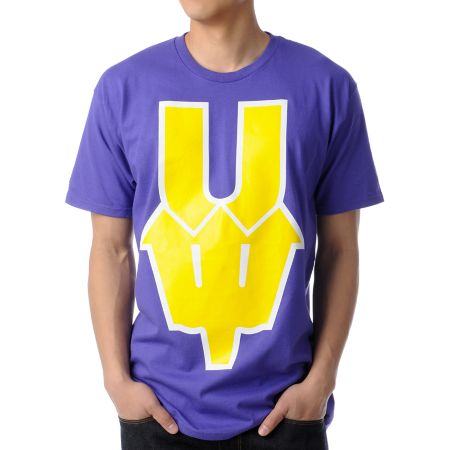 Casual Industrees U Dub Purple & Gold Tee Shirt