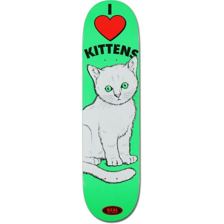 Real Sunburn Kitten R1 Construction 8.06 Skateboard Deck