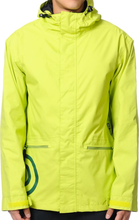 Airblaster Javier 2013 Slime Green 10K Snowboard Jacket