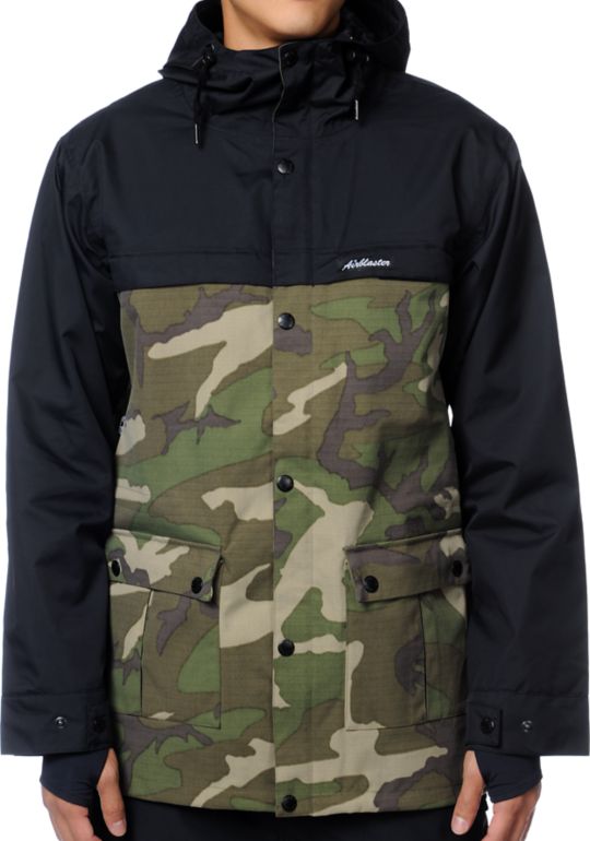 Airblaster Jed Anderson Camo Ripstop 10K Snowboard Jacket