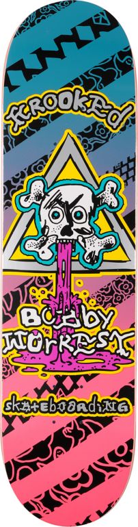 Krooked Worrest Biohazard 8.18" Skateboard Deck