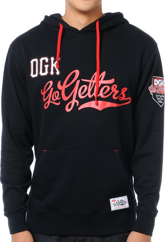 DGK Go Getters Black Pullover Hoodie