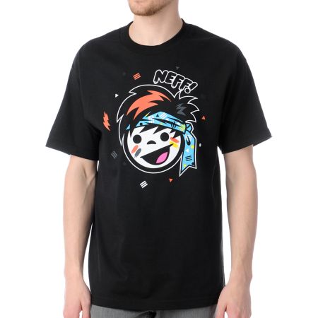 Neff Rufio Black Tee Shirt 