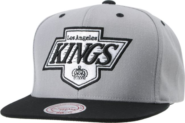 NHL Mitchell and Ness Kings Undervisor Arch Logo Snapback Hat
