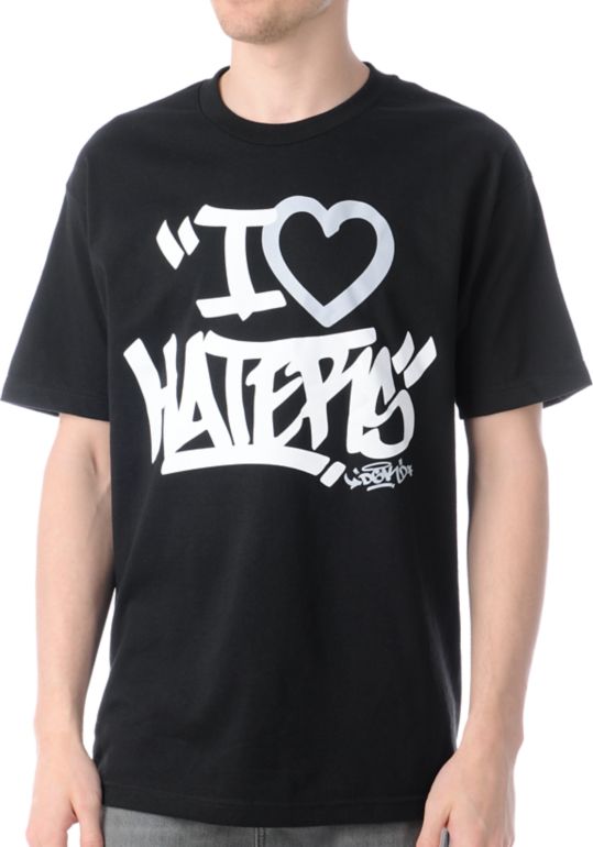 DGK Haters Tag Black Tee Shirt