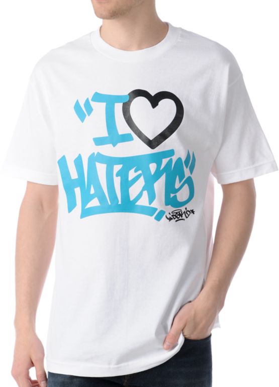 DGK Haters Tag White Tee Shirt