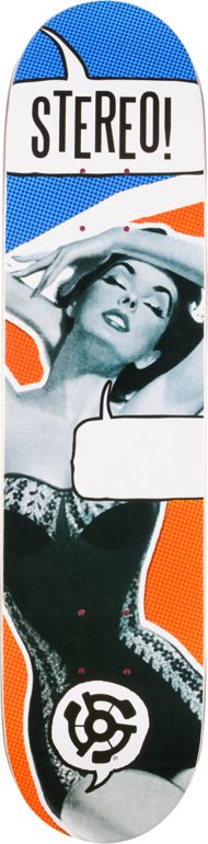 Stereo Speechless Orange 7.625" Skateboard Deck