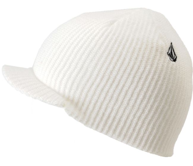 Volcom Full Stone White Visor Beanie