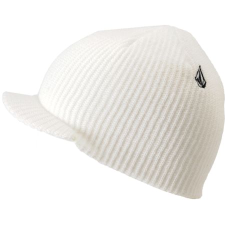 Volcom Full Stone White Visor Beanie