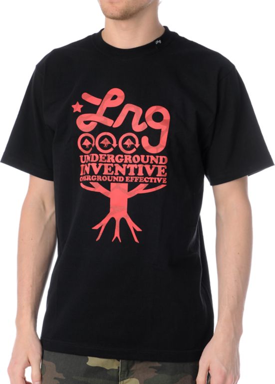 LRG CC Six Black Tee Shirt