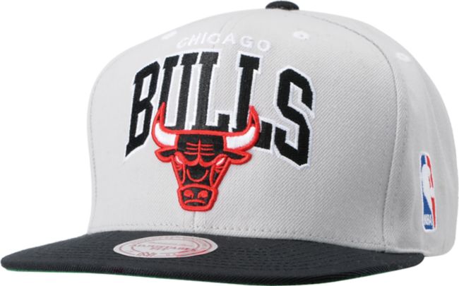 NBA Mitchell and Ness Chicago Bulls Grey Arch Logo Snapback Hat