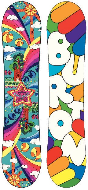 Burton Chicklet 110cm Girls Snowboard 2013