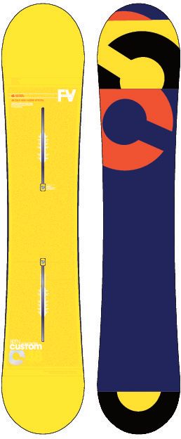 Burton Custom Flying V 148cm Snowboard 2013