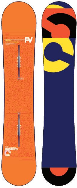 Burton Custom Flying V 158cm Snowboard 2013