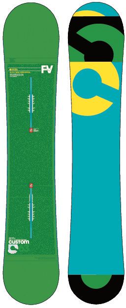 Burton Custom Flying V 163cm Snowboard 2013