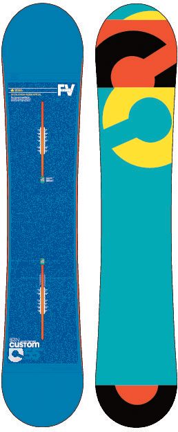 Burton Custom Flying V 155cm Wide Snowboard 2013