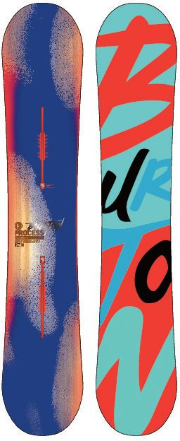 Burton Process Flying V 157cm Snowboard 2013