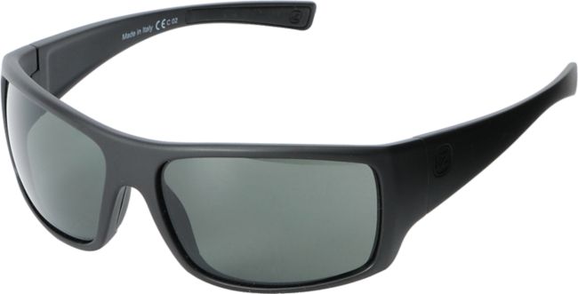 Von Zipper Suplex Black Satin & Grey Sunglasses
