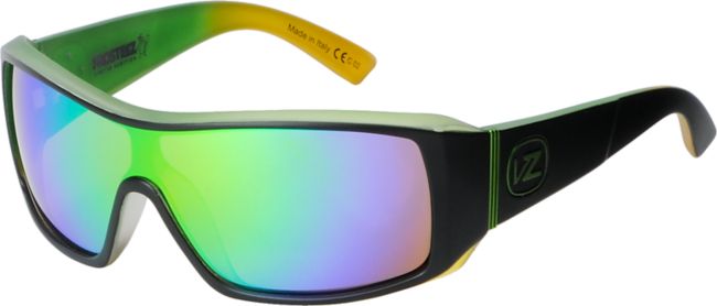 Von Zipper Comsat Frosteez Lime & Quasar Chrome Sunglasses