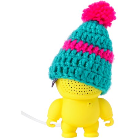Audiobot Yellow Beanie Bot Powered Speaker 