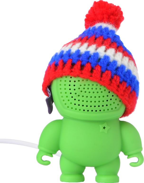 Audiobot Green Beanie Bot Powered Speaker