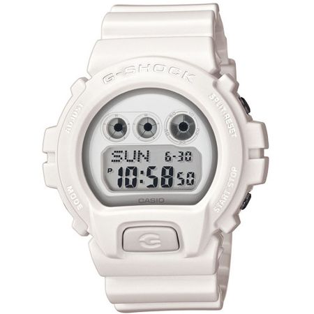 G-Shock DW6900WW-7 White Watch