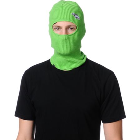 Airblaster Terryclava Green Face Mask