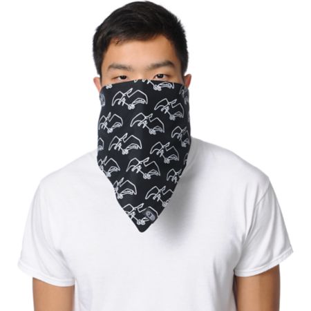 Airblaster Terry Black & White Face Mask Bandana