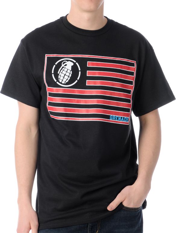 Grenade Patriot Black Tee Shirt