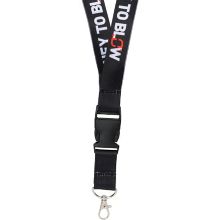TMLS Money To Blow Black & Red Lanyard