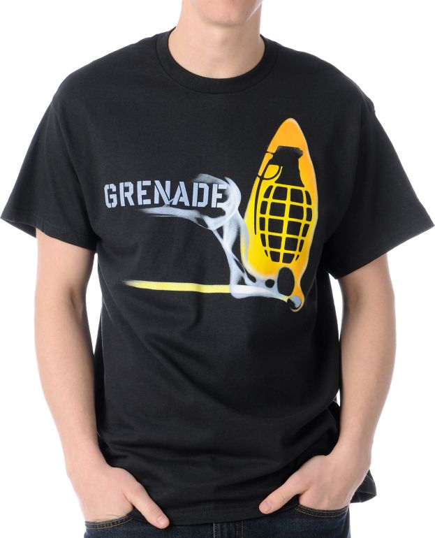 Grenade Match Bomb Black Tee Shirt