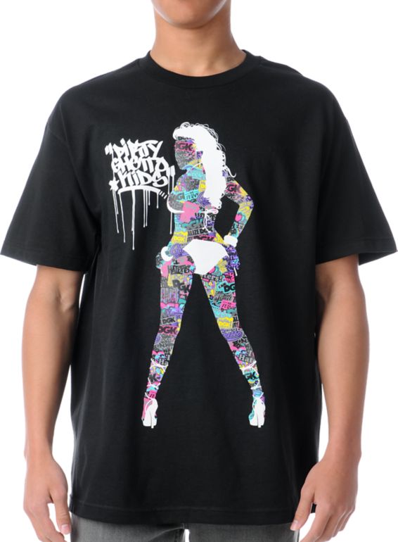 DGK Head To Toe Black Tee Shirt