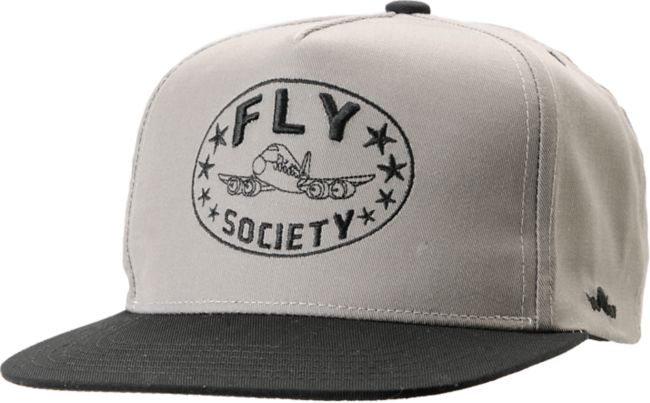 Fly Society Classic Grey & Black Snapback