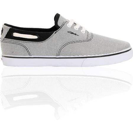 Circa Valeo Black Stripe Canvas Shoe