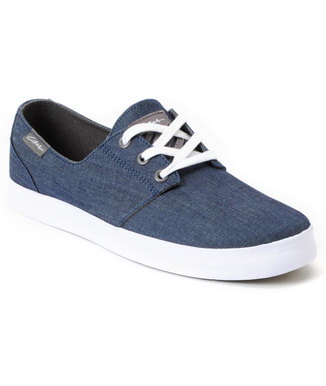 Circa Crip Blue Chambray Canvas Skate Shoe