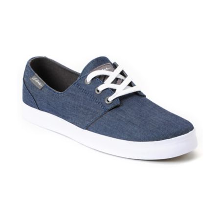 Circa Crip Blue Chambray Canvas Skate Shoe