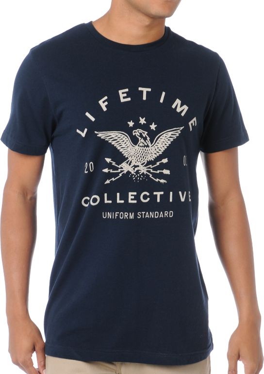 Lifetime Collective Let Spirits Ride Navy Tee Shirt