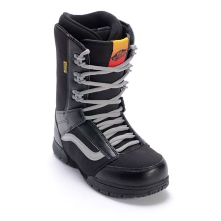 Vans Mantra Black & Rasta Snowboard Boots 2013