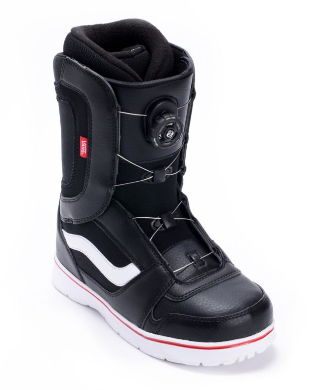 Vans Encore Black & White Snowboard Boots 2013