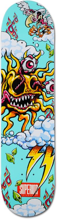 Superior Solar Teal 7.7 Skateboard Deck