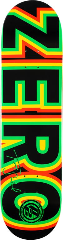 Zero Sandoval Bold P2 Rasta 8.0" Skateboard Deck
