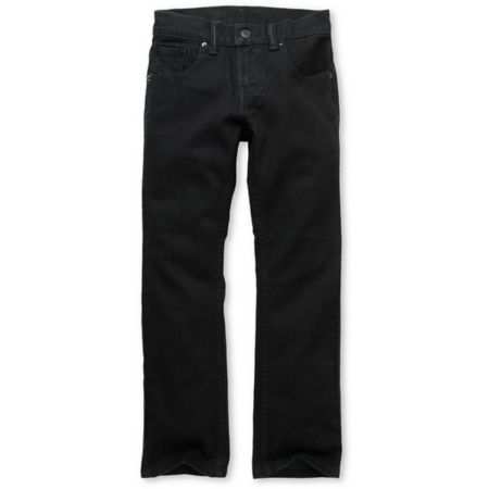 Levis Boys 511 Stretch Denim Black Skinny Jeans