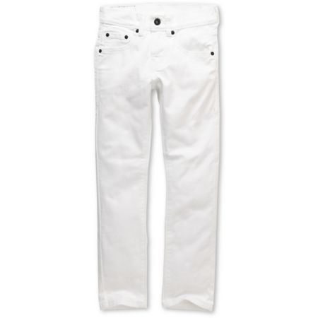 Levis Boys 510 White Super Skinny Jeans