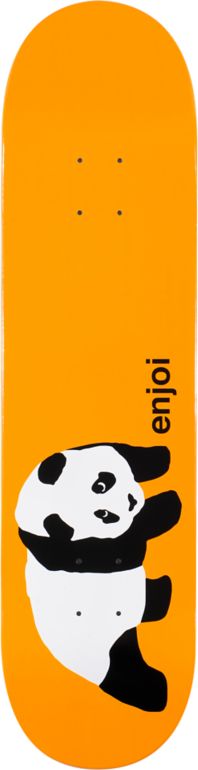 Enjoi Original Panda Orange 8.0" Skateboard Deck