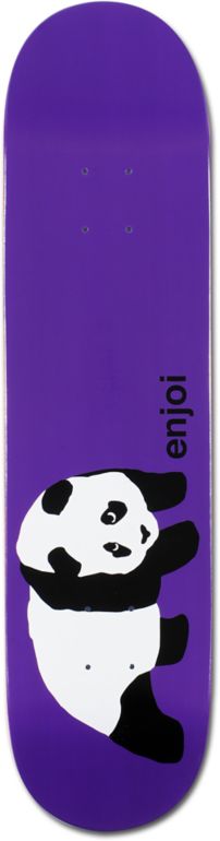 Enjoi Original Panda Purple 7.75 Skateboard Deck